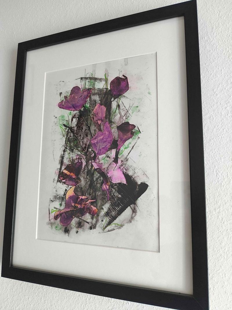 cluster of butterflies, 20x30, mixed media auf steinpapier Bildnummer:20240922115706





