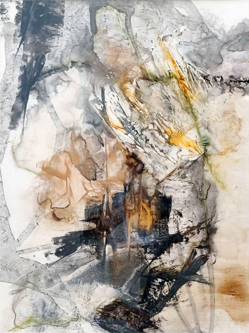 das portal, 40x55, acryl auf steinpapier Bildnummer:1715533252376





