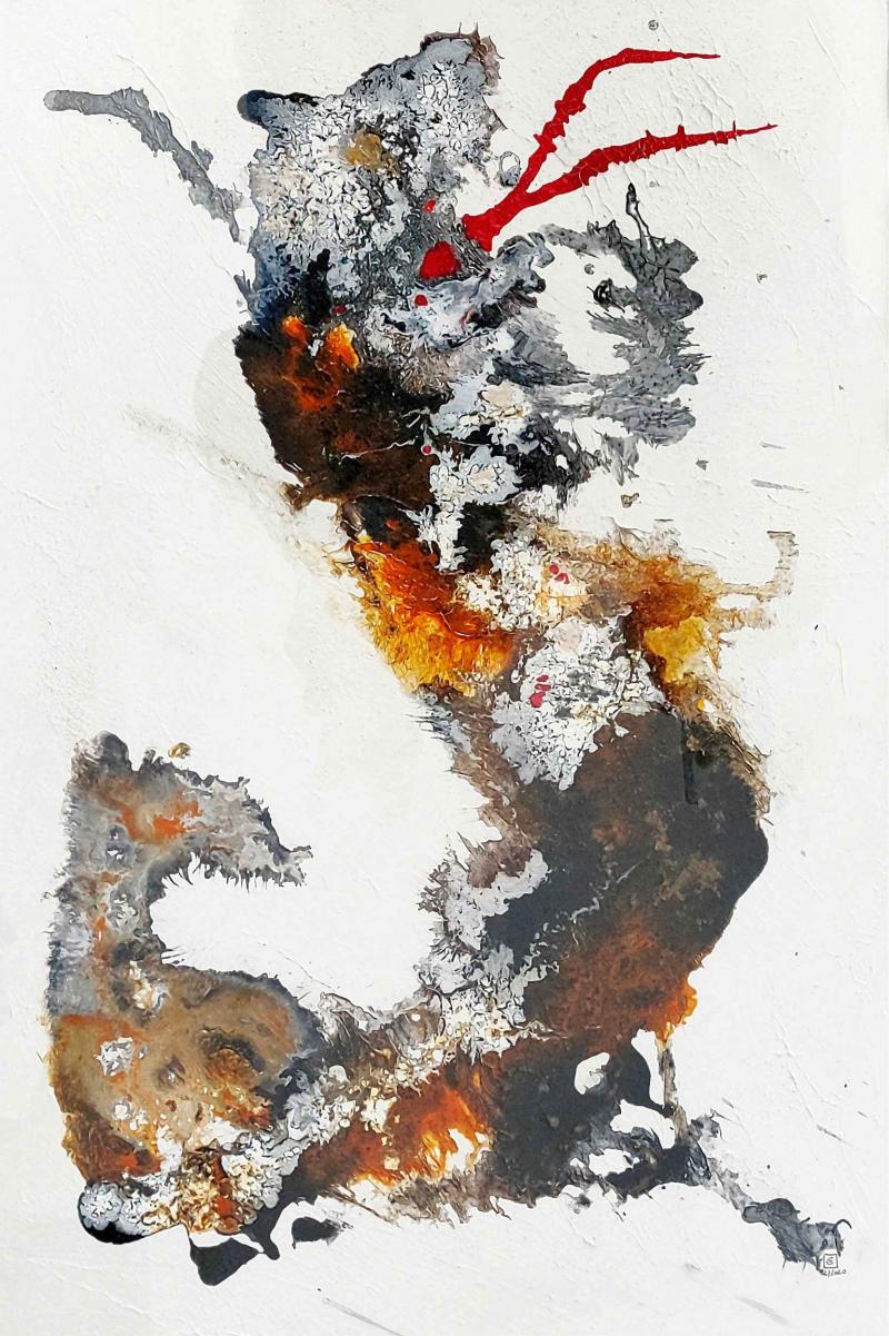 freier tanz, 40x55, acryl auf steinpapier Bildnummer:







