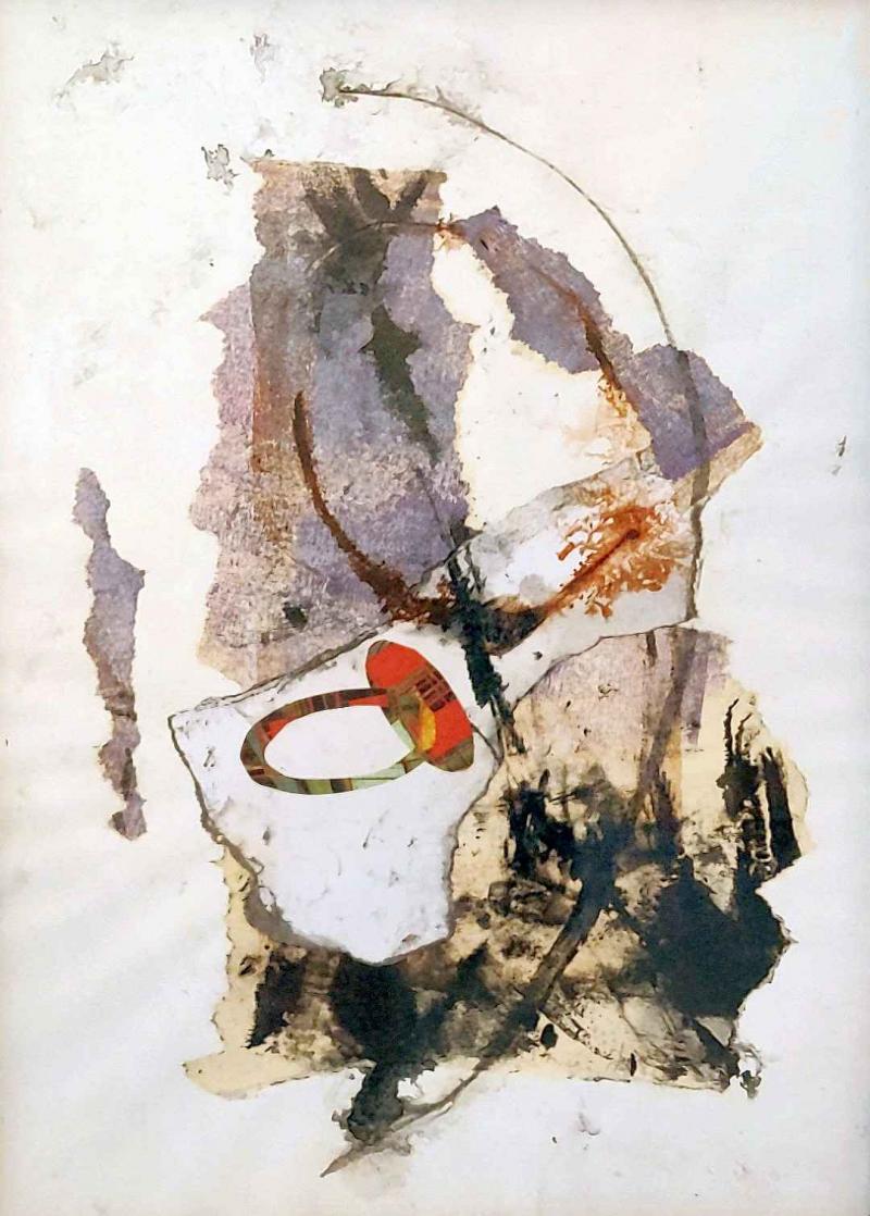 nuva ring, 20x30, mixed media auf steinpapier Bildnummer:1726997795833





