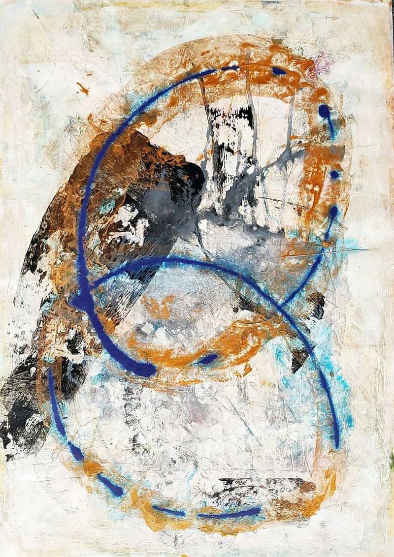 beute, 50x70, acryl auf papier Bildnummer:1720970449767



