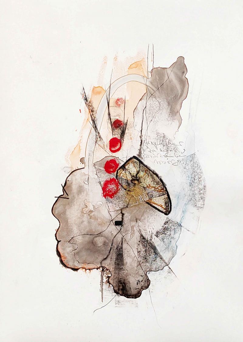 die idee, 20x30, acryl auf steinpapier Bildnummer:1761747953724






