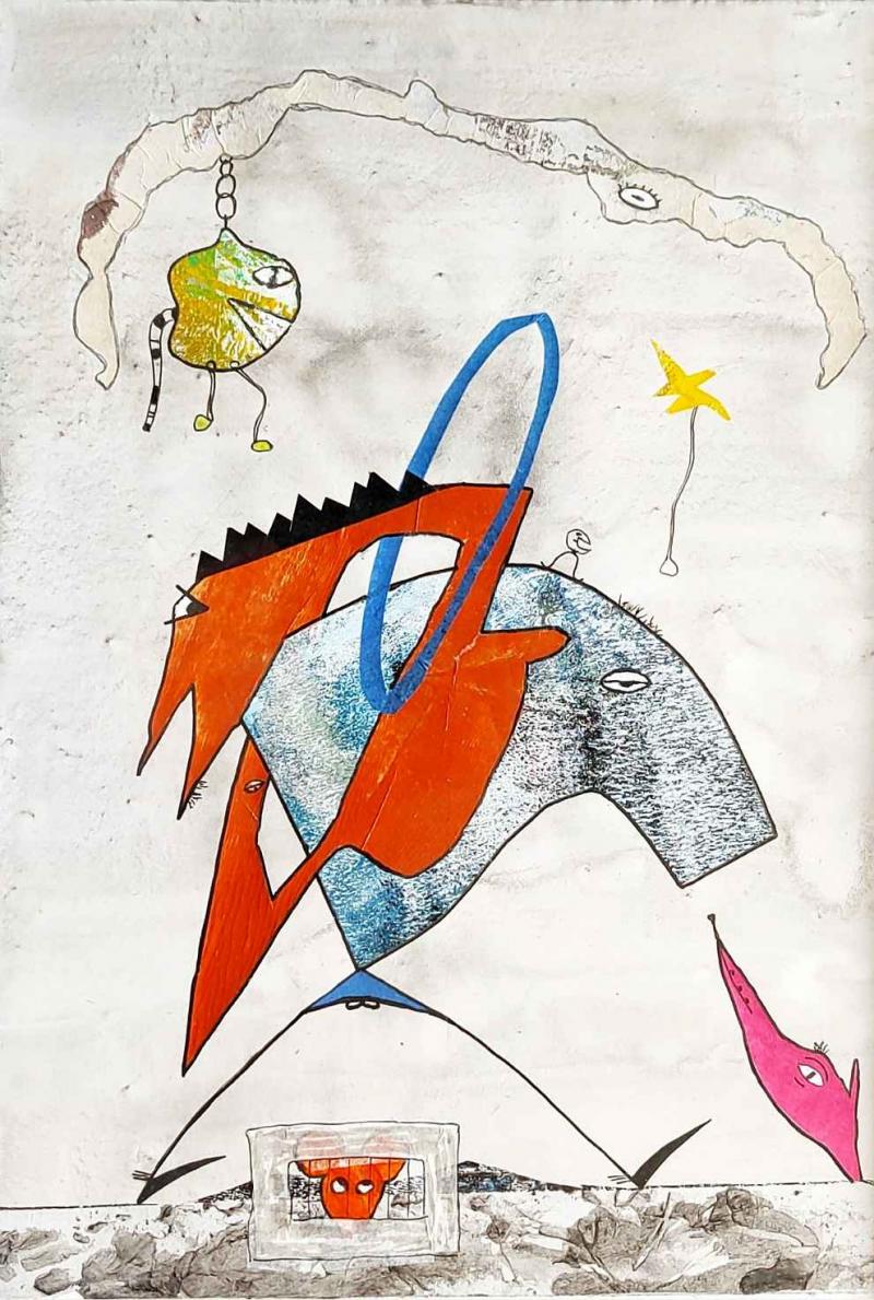 wirgefühl, 20x30, mixed media Bildnummer:1716118688625

















