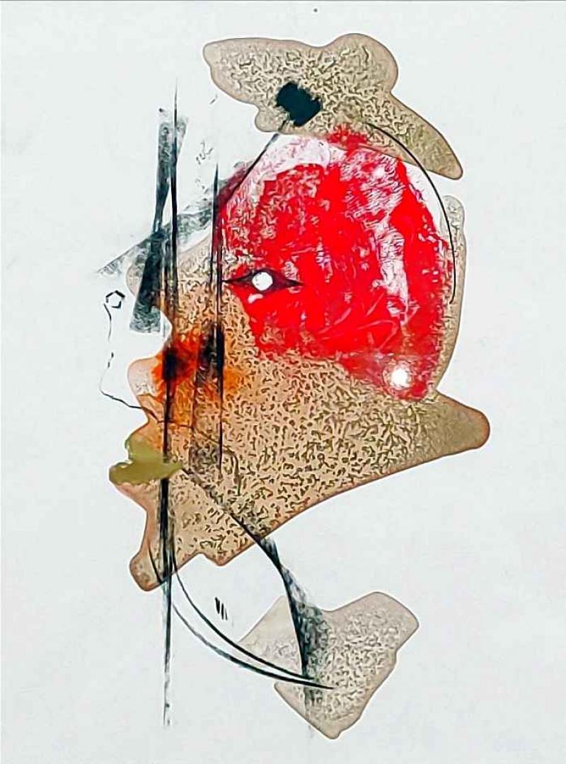 heyokakönig, 20x30, acryl, kohle und graphit auf steinpapier Bildnummer:1761058995812

















