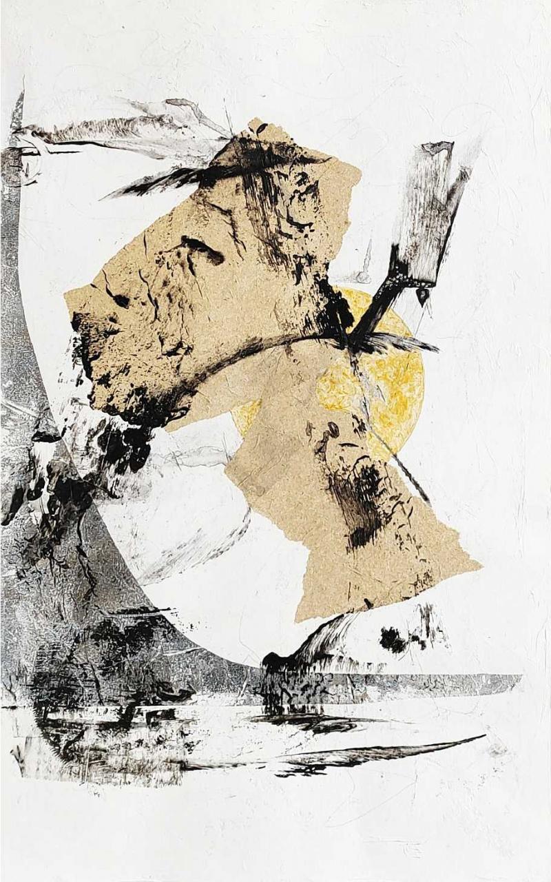 zwischen tag und nacht2, 35x50, mixed media auf steinpapier, VERKAUFT Bildnummer:1716118993243









