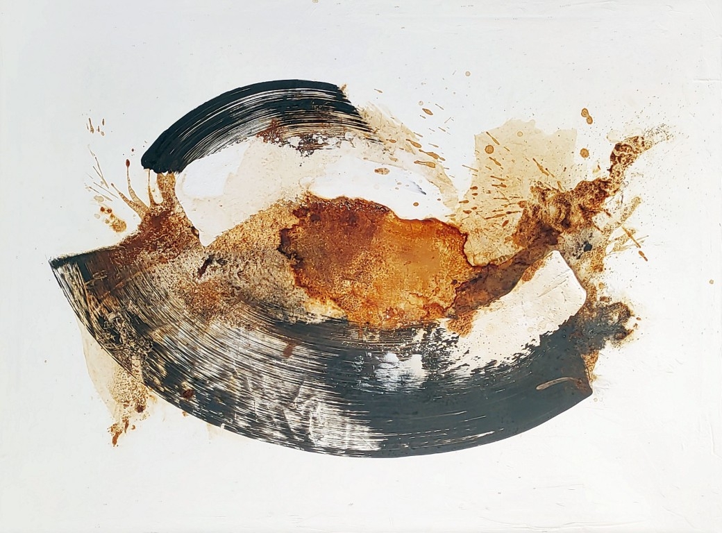 100 x 75, mixed media auf leinwand